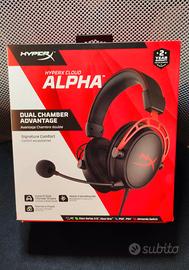 Cuffie Hyperx Cloud Alpha Pc PS e Xbox
