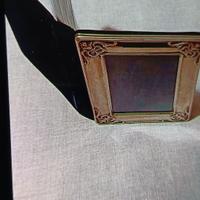 Porta foto antica in argento a libretto