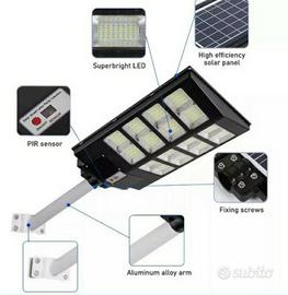 Lampione solare LED