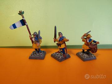 Gruppo di comando arcieri bretonnia 5 ed Warhammer