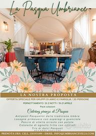 Pasqua pasquetta in umbria a pochi km da roma