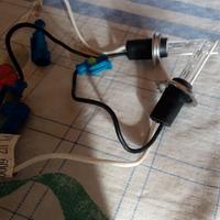 Due lampade fari allo xeno