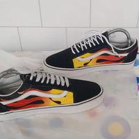 Vans old skool flame da donna