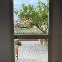 Porte finestre in acciaio bianco