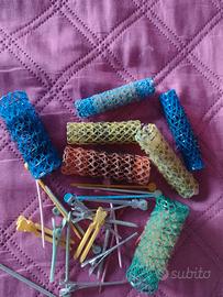 Oltre 155 BIGODINI con mollette e forcine