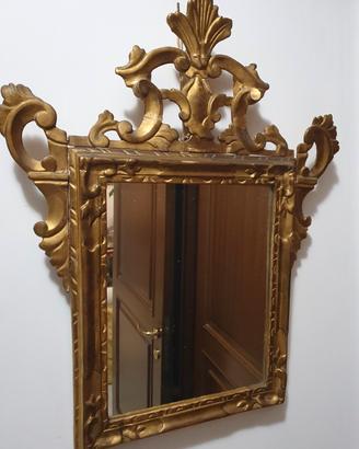 specchiera in foglia d oro