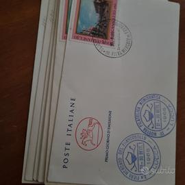 7  buste primo giorno, Poste Italiane 