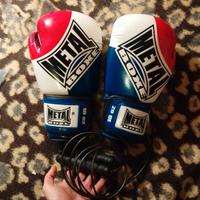 guanti boxe e corda professionale 