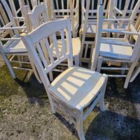 Sedie arredamento stile shabby per cucina