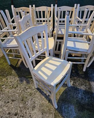 Sedie arredamento stile shabby per cucina