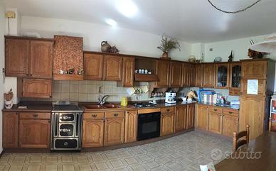 Cucina componibile in rovere