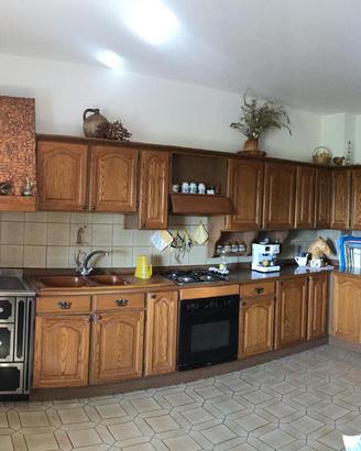 Cucina componibile in rovere
