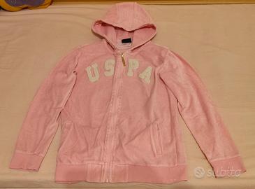 Giacca rosa con cappuccio