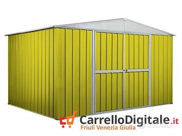 Box in lamiera di Acciaio 360x260cm 9mq giallo