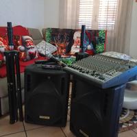 impianto audio funzionante 