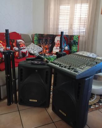 impianto audio funzionante 