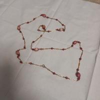 Collana lunga con pietre