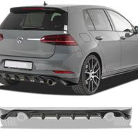 DIFFUSORE POSTERIORE VW GOLF 7.5 GTI TCR LOOK NERO