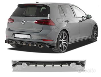 DIFFUSORE POSTERIORE VW GOLF 7.5 GTI TCR LOOK NERO