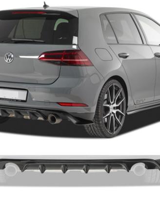 DIFFUSORE POSTERIORE VW GOLF 7.5 GTI TCR LOOK NERO