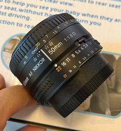 Obiettivo nikon nikkor afd 50 f1,8 autofocus