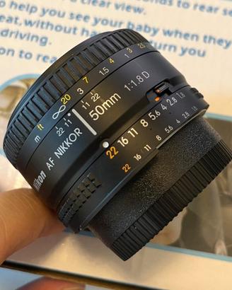 Obiettivo nikon nikkor afd 50 f1,8 autofocus