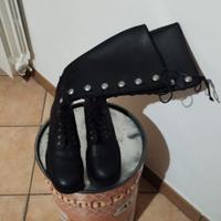 stivali in pelle vera