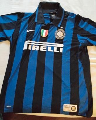 Maglia Inter centenario n.8 Ibrahimovic autografat