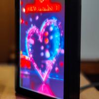 CORNICE 3D CON FOTO "CUORE"