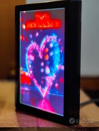 CORNICE 3D CON FOTO "CUORE"