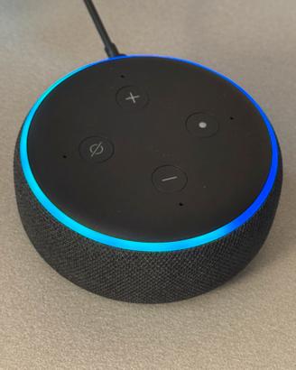 Amazon Echo Dot (3ª gen) + Supporto da Parete