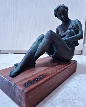 Scultura in Bronzo - Maternità 