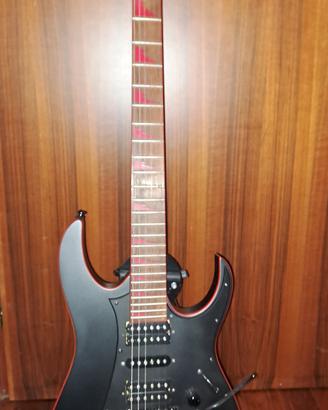 IBANEZ GRG250DX usata, battipenna tinto di nero