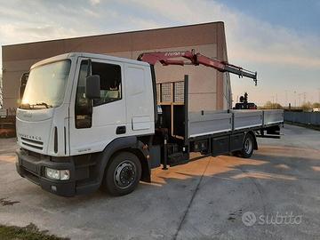 IVECO ML 120 E 18 con cassone fisso e gru idr.