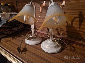 Coppia lampade camera da letto