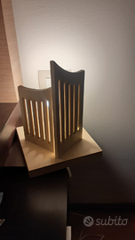 Lampada abat-jour legno