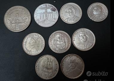 Monete varie da collezione  in blocco