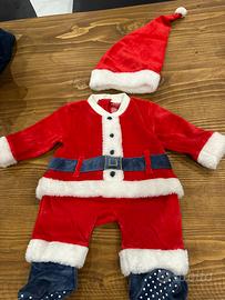 Vestito neonato babbo natale