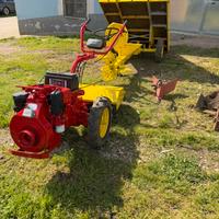 Motocoltivatore mab diesel + accessori