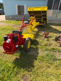 Motocoltivatore mab diesel + accessori