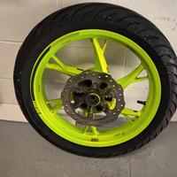 cerchioni più gomme Michelin rkf 125 verde