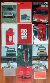 Depliant automobili e furgoni anni '60/'70