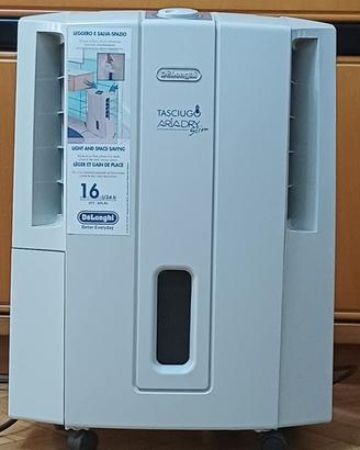 De’Longhi Slim DES16W - Deumidificatore 16L/24h