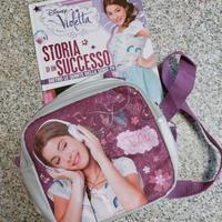 Borsa Violetta + Libro+Sveglia