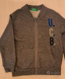 Felpa Benetton cotone 2/3 anni