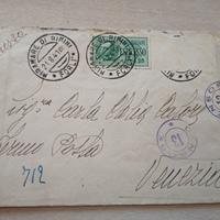 BUSTA ESPRESSO 1941 WWII CENSURA MILITARE - RIMINI