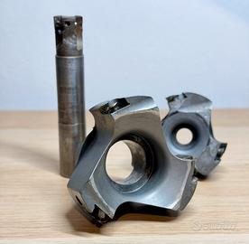 Kit fresatura 2 frese spianare 1 fresa spallamenti