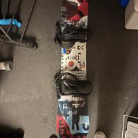 Tavola da Snowboard Nitro con attacchi Nitro