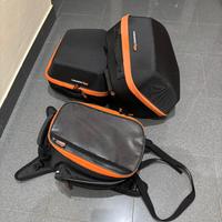 Set borse laterali + borsa serbatoio KTM Duke