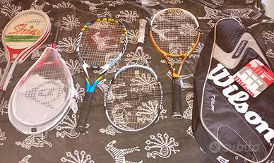 Racchette tennis adulto bambino vintage